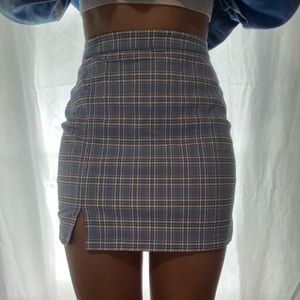 Hollister plaid skirt